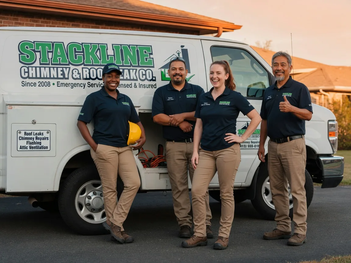 Chimney flashing repair company in Chestnut, IL